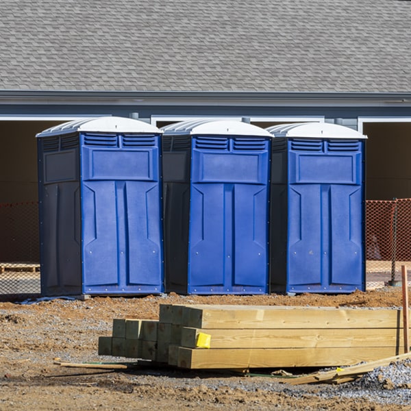 what is the maximum capacity for a single portable restroom in Woodlawn KY